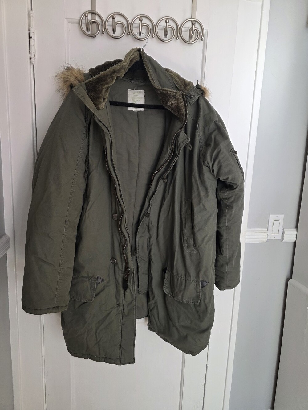 Rothco Vintage Type N-3B Extreme Cold Weather Military Parka Jacket Olive Green